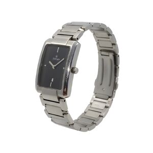 Silver Rectangular Men's Watch